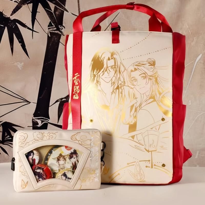 Latest Heaven Official’S Blessing School Backpacks Anime Official Product Hiking Pouch Tgcf Xie Lian Hua Cheng Fine Handheld Backpack