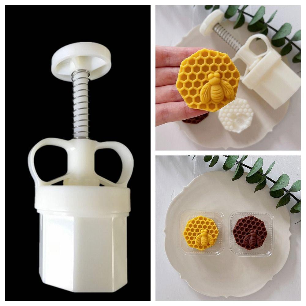 Honeycomb Shape Honeycomb Moon Cake Mold 3D Mung Bean Cake Mold Pastry Mold  Mid-autumn Festival