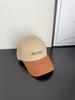 Fashion Hat Contrast Color Letter Embroidery Baseball Cap Unisex Korean Version Versatile Daily Cap Face Small Sunscreen Visor