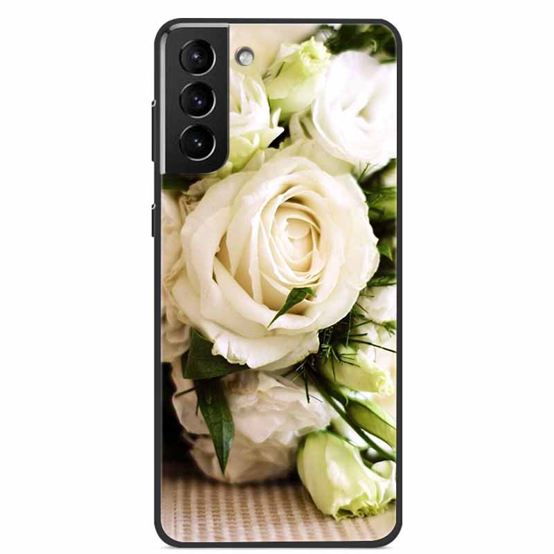 For Samsung S22 Case Wolf Lion Cat Black Silicone Soft Back Cover Case For Samsung Galaxy S21 FE S22 Ultra Phone Case S 22 Funda