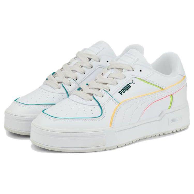 Puma CA Pro Sum Pop - White Colorpop Men Sneakers Deep-Aqua Sun-Stream Sunset-Glow 388557-01