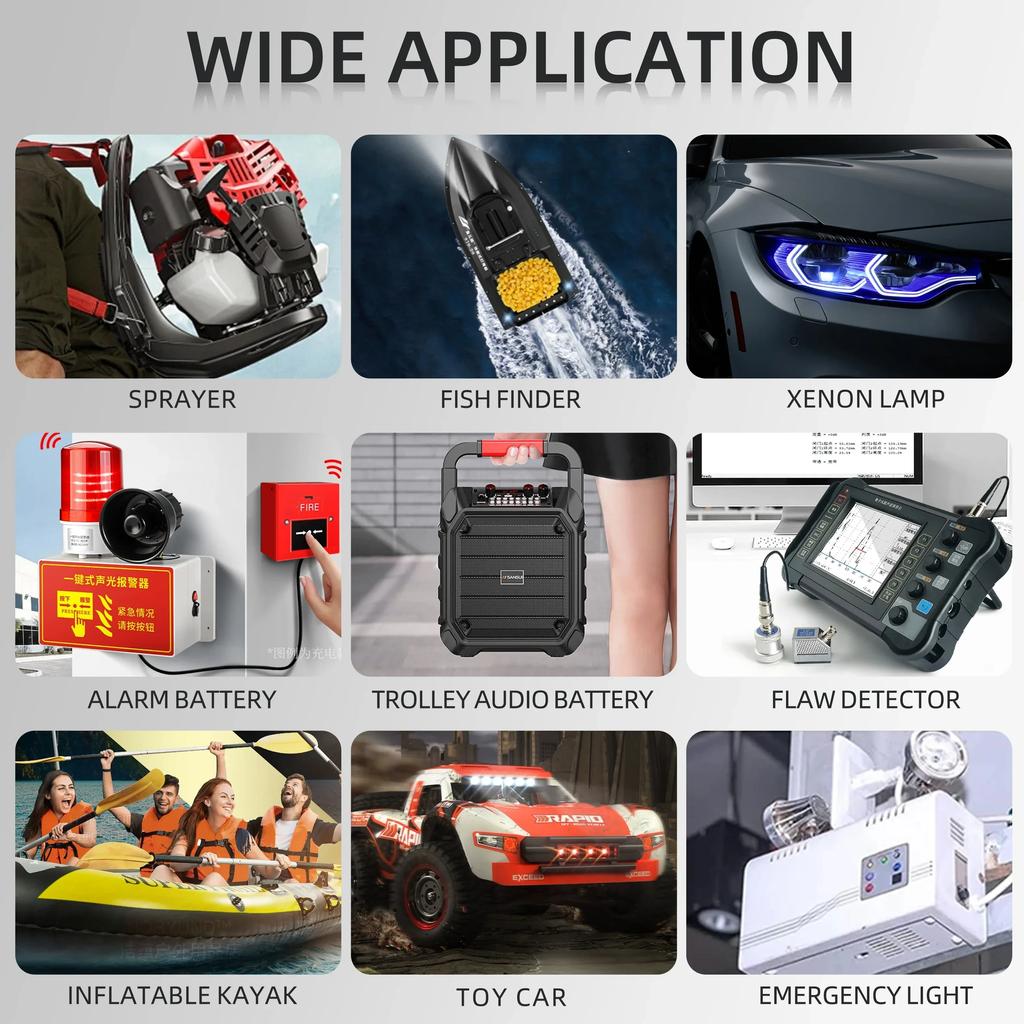 18650 Lithium-ion Battery Pack, Built-in 12V 100Ah/80Ah BMS 30A for Electric Vehicle Emergency Lighting, Toy Car Battery