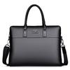 JYL Laptop bag,Men Bag Handbag Horizontal Business Briefcase Leather Shoulder Crossbody