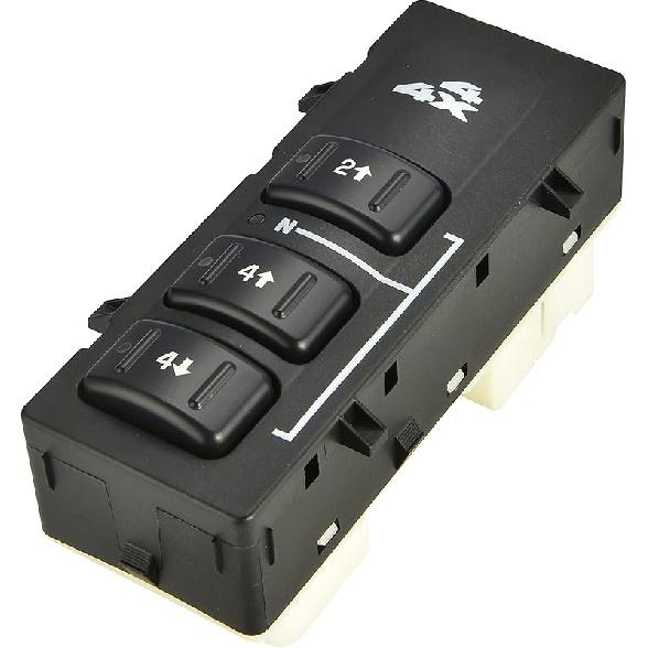 4WD Wheel Drive Switch 4X4 Selector Switch Compatible With 2003-2007 Chevy Avalanche Silverado Suburban Tahoe GMC Sierra Yukon Replacement For
