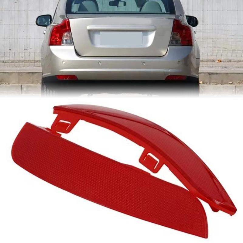 Tiras Reflectantes de Parachoques para Luz Antiniebla Trasera 30763346 30763345 para S40 V50 2008-2015