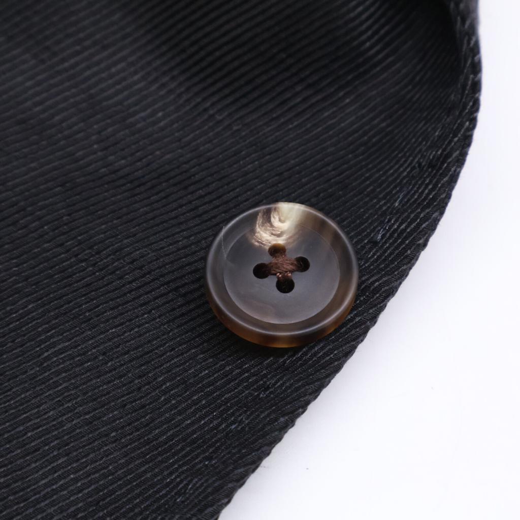 Lanvin Black Linen Silk Tailored Jacket Jacket 48 blackUsed