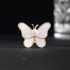 High-End White Butterfly Pearl Brooch - Anti-Wardrobe Malfunction Pin & Corsage