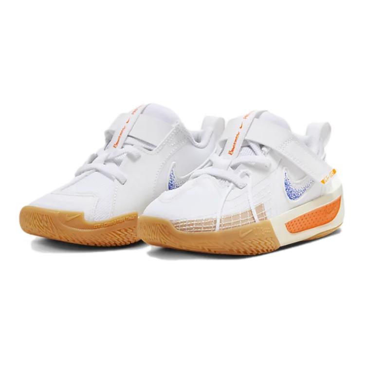 New Nike Air Zoom G.T. Cut 3 Anti-Slip Wear-Resistant Low-Top Children's Basketball Shoes White Blue Kids' HM0270-100