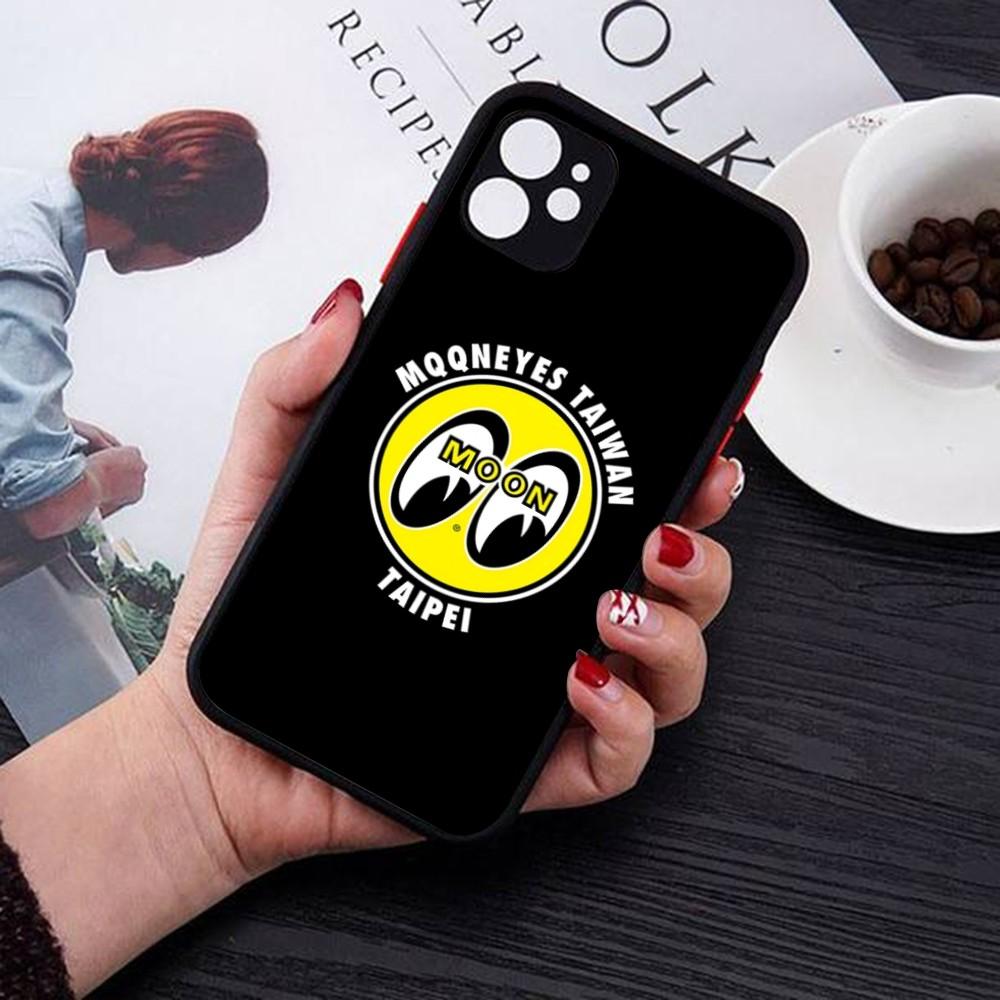 Mooneyes Print Phone Case For IPhone 14 11 12 13 Mini Pro Max 8 7 Plus X XR XS MAX Translucent Matte Cover