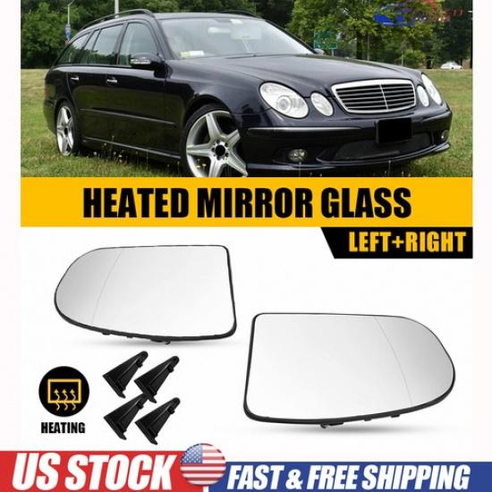 Left Right Mirror Side Glass Heated Fits Mercedes-Benz E-class W211 C-class W203
