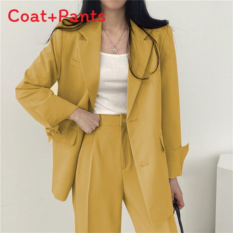 Womes Retro Blazer Suit With Pockets Polyester Fabric For Office Wear