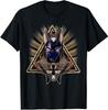 Ancient Egypt Pyramid Ankh Egyptian God Anubis T-Shirt Size S-5XL