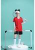 Summer Kids' Sports Uniform Set for Boys & Girls - Short Sleeve Jersey for Football & Badminton Training