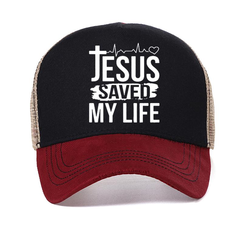 

Summer Printed Jesus Saved My Life Dad hat I Belong To Jesus Tletter print baseball cap Christ Religion Christian Faith hats Adjustable
