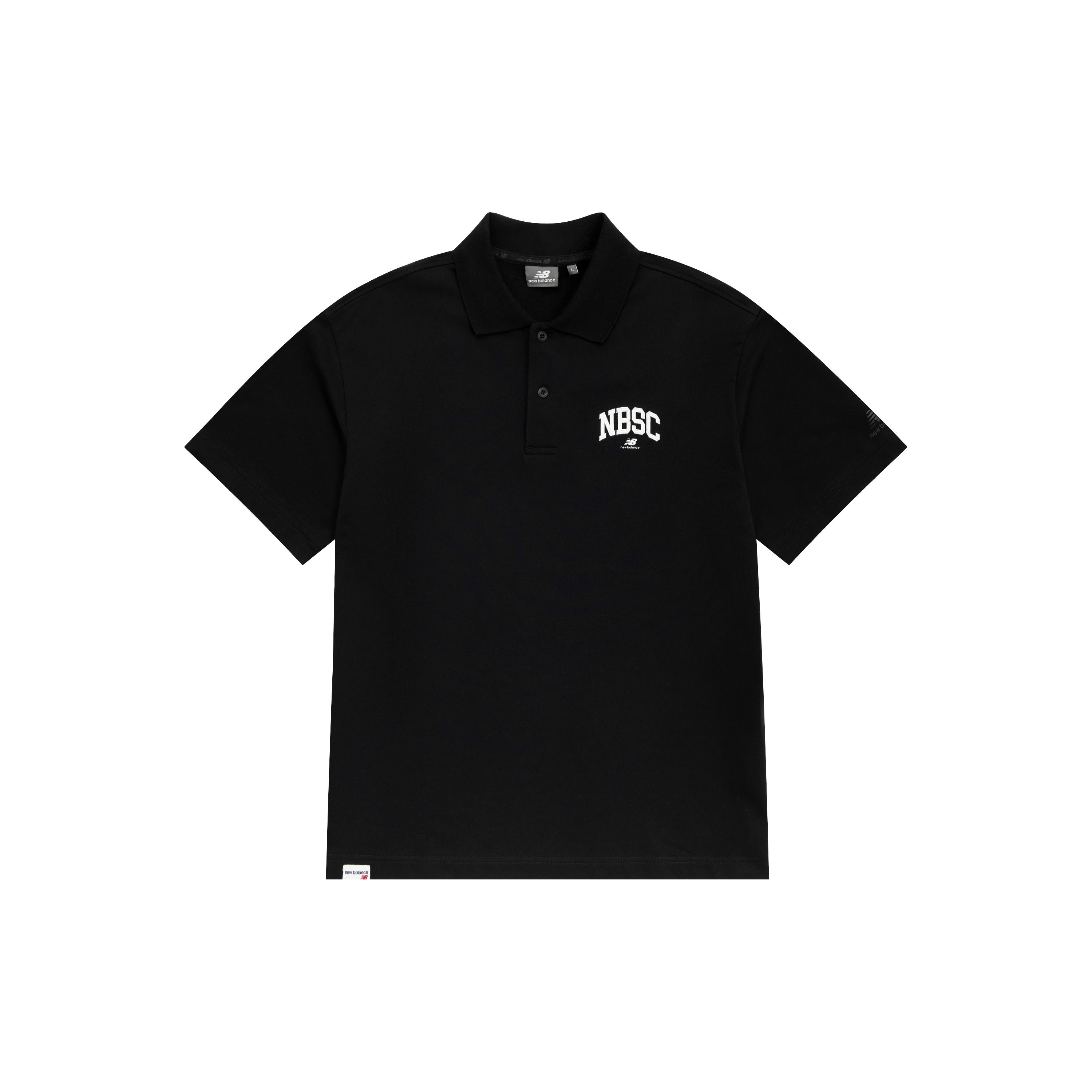 New Balance Classic Polo Tee Asia Sizing Black Men s 5FD25363-BK XL