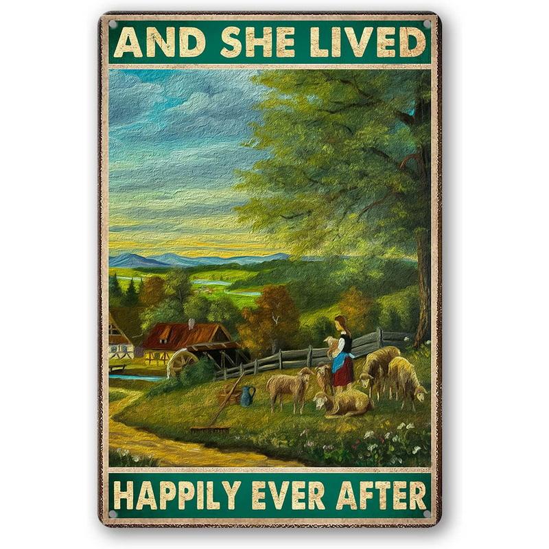 Vintage MetL Tin Signs Funny In A World Full of Roses Be A Sunflower Poster Tin Signs  Decoration for Home Cafe Bars Wall Decor