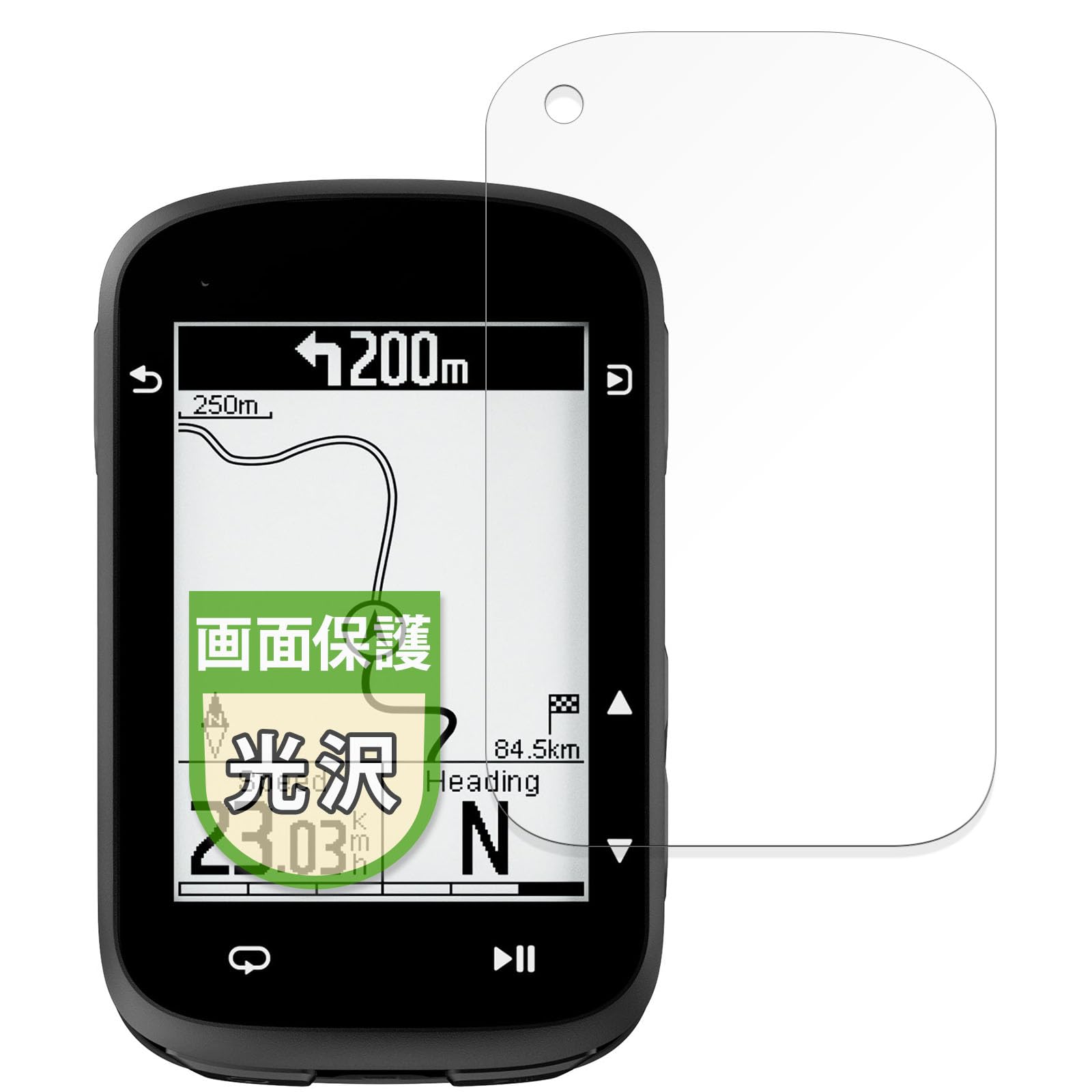 

MotoMoto Film for COOSPO CS500 Cycle and Made in Japan Computer, Ultra-Clear Beautiful,