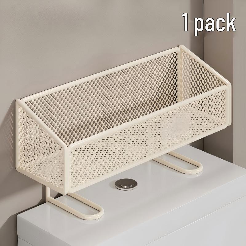 

Стеллаж для хранения туалетных принадлежностей в ванной комнате с полкой - Многофункциональный органайзер для ванной комнаты