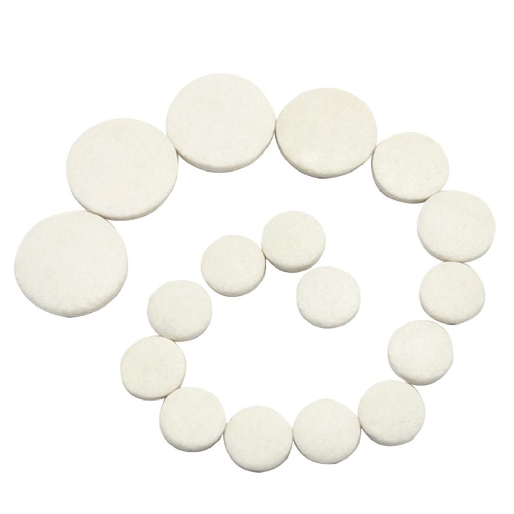 Clarinet Pads Casings Replacement Set Treble Drop B White