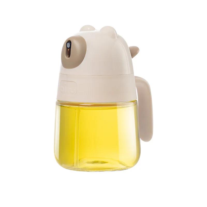 

300ml Glass Oil-sprayed Bottles Are Atomized Leak-proof and Oil-free for Air Fryer Kitchens Gourmet Cooking Tools белый