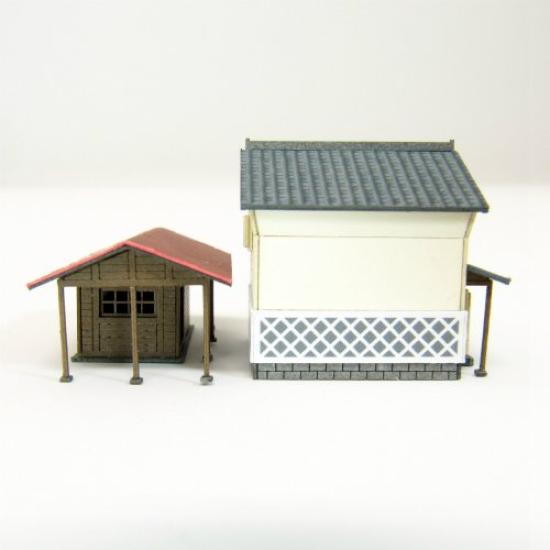 Sankei Miniature Art Petit Papercraft 1/220 Warehouse-2 MP01-142