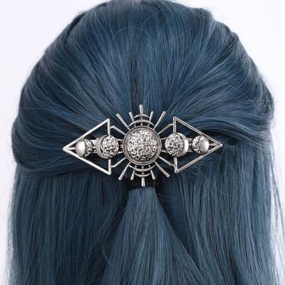 Viking Moon Hair Clip Retro Fashion Hair Accessory Trendy Headpiece