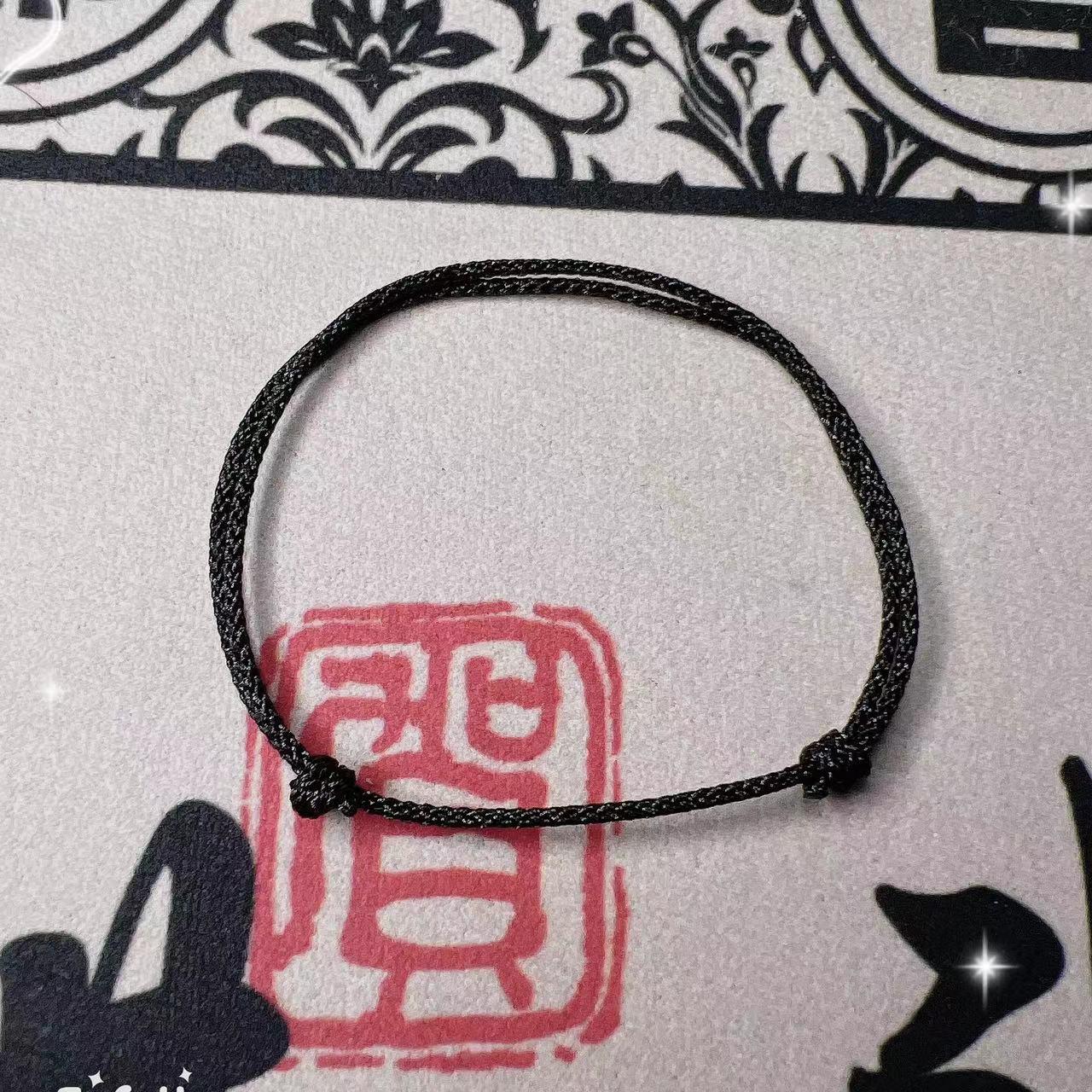 

Плетеный браслет/браслет на ногу из красной веревки-амулета для мужчин и женщин - Ручная работа, простой, креативный подарок для пар и студентов