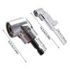 105 Degree Right Angle Driver Drilling and Driving Power Screwdriver Drill Attachment Adapter with 1/4inch Hex Shank