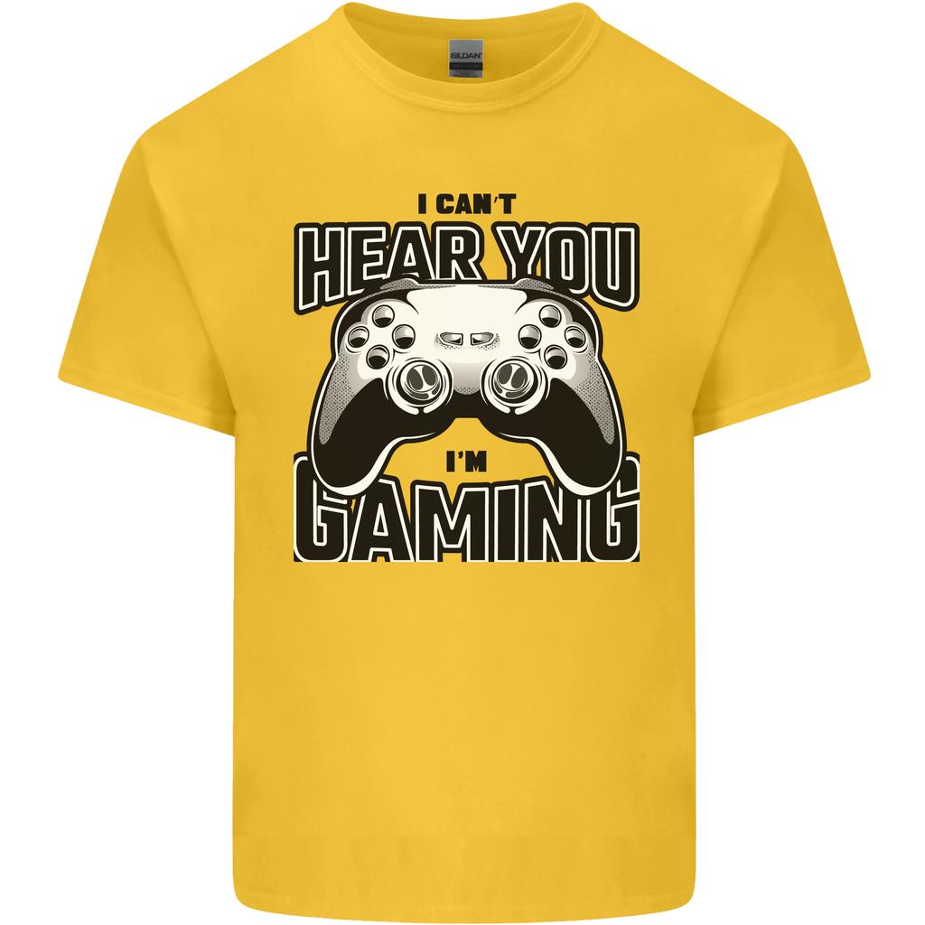 I Cant Hear You Im Gaming Funny Gamer Unisexs Light Cotton TShirt
