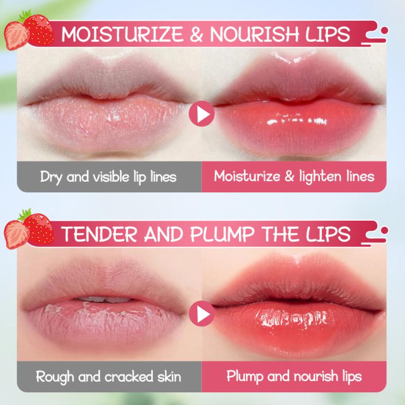 Fruit Sandwich Thermochromer Lippenbalsam Feuchtigkeitsspendender und feuchtigkeitsspendender thermochromer Lippenbalsam