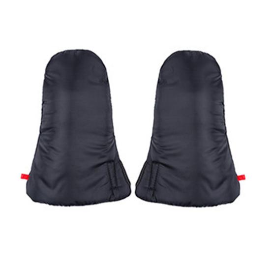1 Pair Winter Baby Stroller Gloves Cold Weather Fleece Lined Warm Thick Waterproof Windproof Thermal Stroller Fingerless Mittens Stroller Accessories