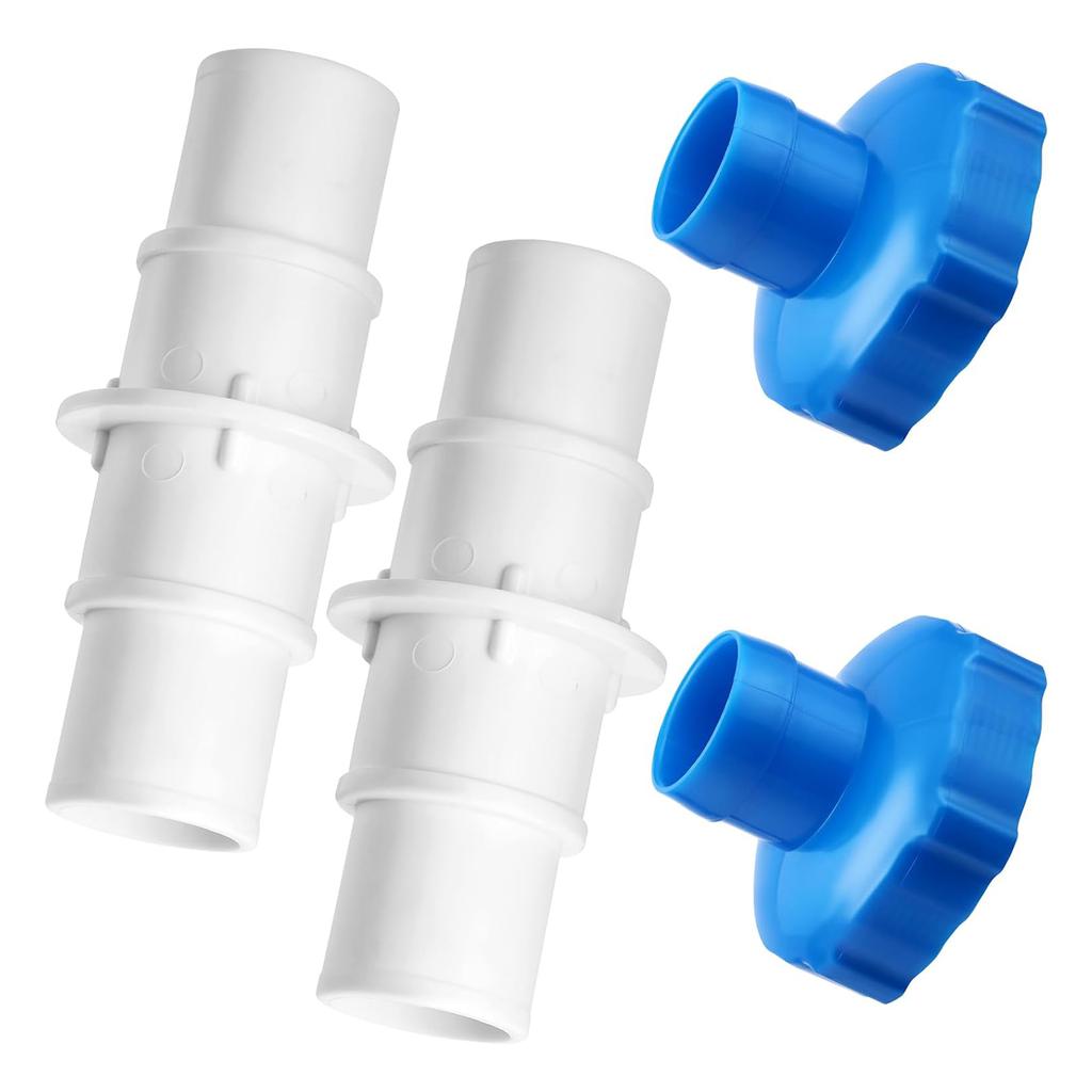 Pool Hose Adapter Kit Easy to Use Hose Fittings Pool Adapter Plastic Texture Suitable for Swimming Pool Vacuum Cleaner