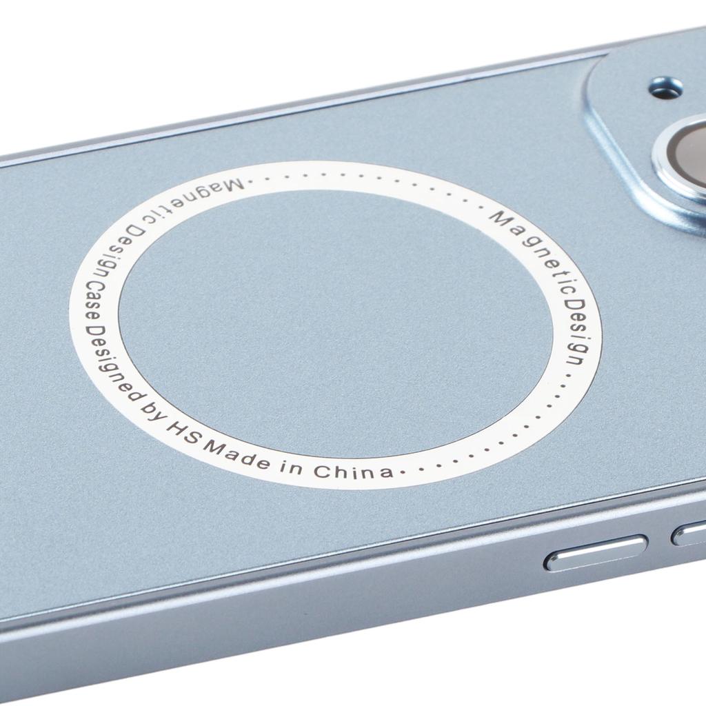 Magnetic Phone Case for IOS Phone 14 360 Degree Protection Scratch Resistant Professional Phone Cover Blue