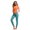 Damen Langarm Rash Guard Set Getrennte Bademode Surfen Schnorcheln Wassersport