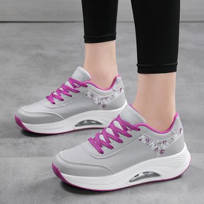 Mode Damen Freizeitschuhe Höhe Steigernd Sommer Atmungsaktiv Keile Plateau Aerobic Schuhe Damen Freizeitschuhe Plateau Sneaker