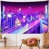 Sci-Fi Oil Painting Tapestry Wall Hanging Bohemian Cartoon Hippie Psychedelic Carpet Room Home Bedroom Decoration