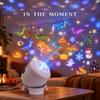 **Luz de Projeção LED de Natal Múltiplos Padrões Coloridos Giratórios Decoração Ambiente de Halloween**
