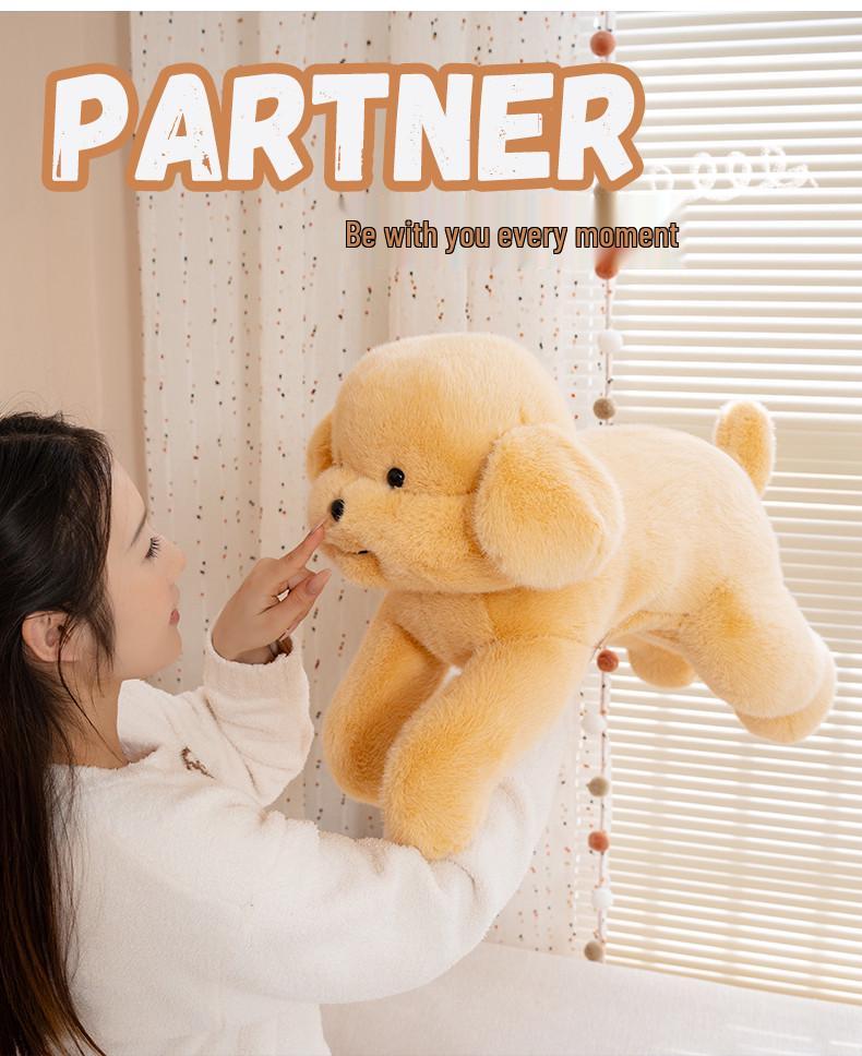 Cute Large Dog Plush Pillow and Bed for Girls
