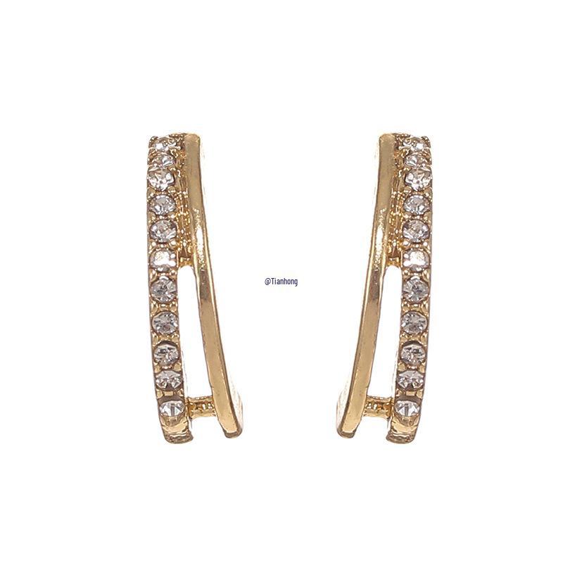 Women's Mini Stud Earrings - Elegant, Minimalist Influencer Style