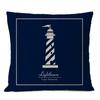Home Decorative Navigation Blue Compass Anchor Pillow Cover Nautical Shell Fish Linen Pillow Case Mediterranean Cushion Cover