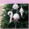 Foam Christmas Candy Decorations With Lollipop Donut For Festive Ornaments Tree