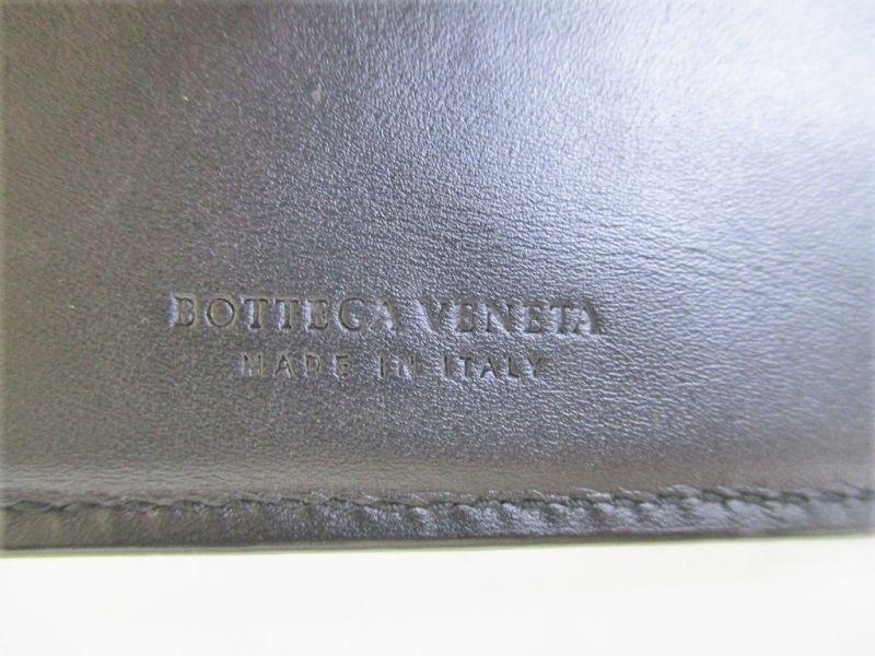 Authentic BOTTEGA VENETA Intrecciato Black Leather Bifold Bill Wallet #8521  Seller Refurbished