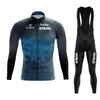 Spring and Autumn Cycling Uniform Mountain Bike Long Sleeve Men's and Women's Road Bike Quick Dry Cycling Suit 2026 Autumn Breathable Cycling Suit Set
