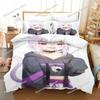 Anime Nekomata Okayu Bedding Set Duvet Cover Bedroom Comforter Covers Single Twin King Size Quilt Cover Home Textile