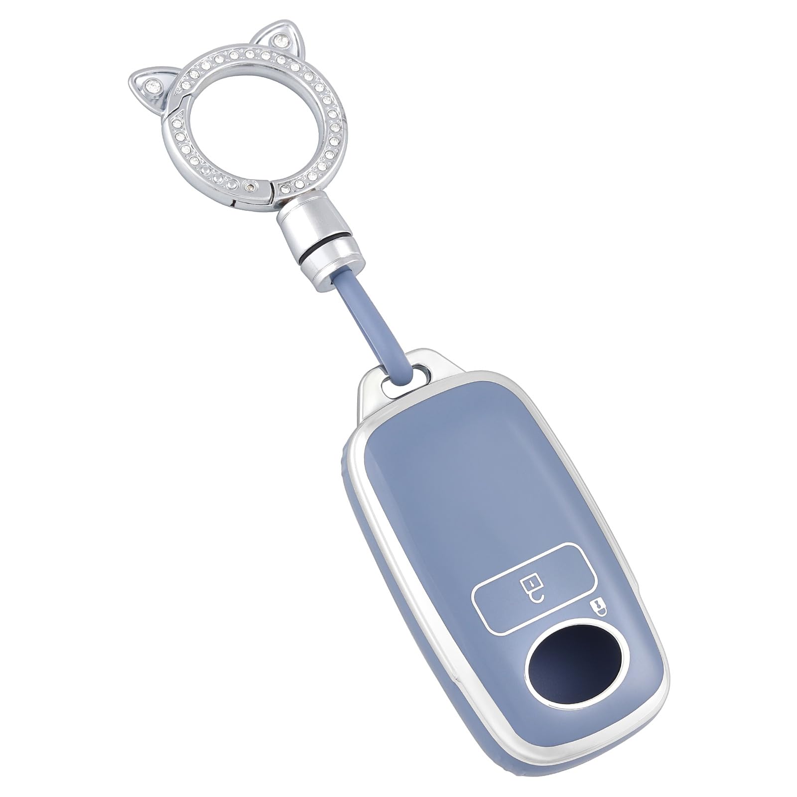 

OFF WE GO Key Cover TPU Car Key Shell Key Case Key Holder for синий