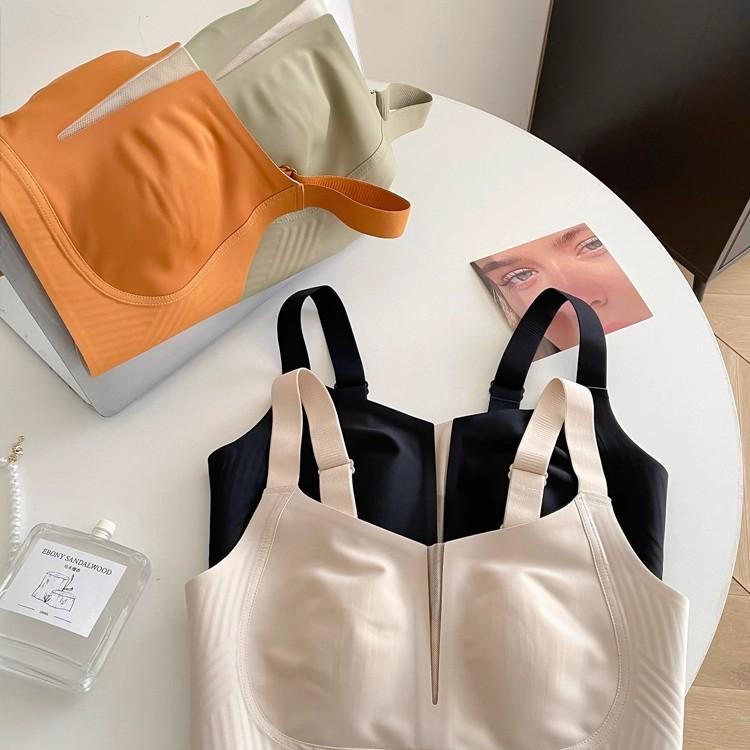 Large size underwear, women's big breasts are small, gather and close the secondary breasts, anti-sagging full cup adjustment bra, summer