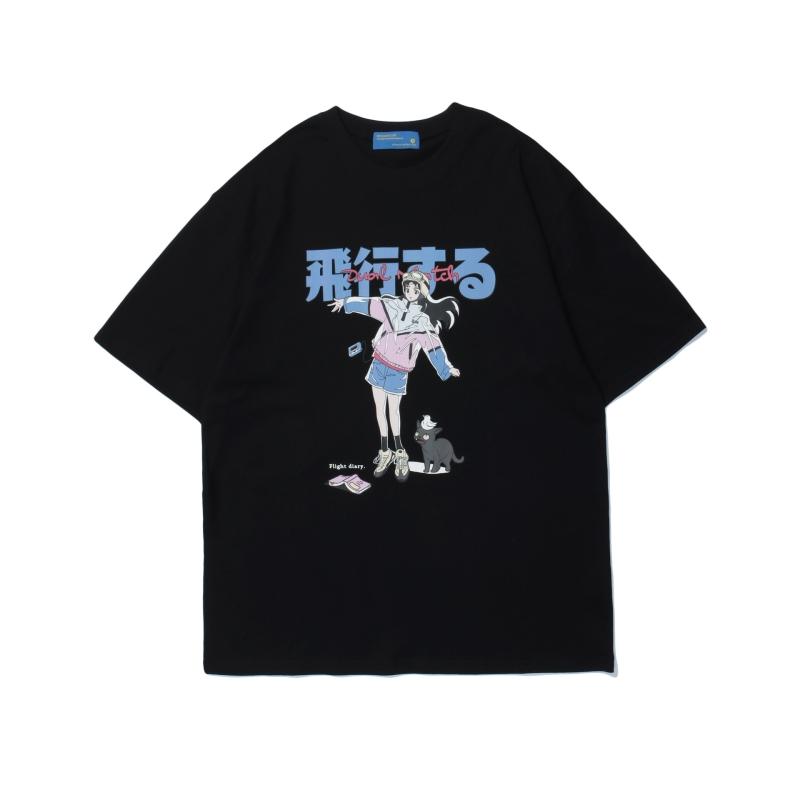 Streetwear Tshirts Y2k Clothes Japanese Style T-shirt Women's Short Sleeve Top Ladies Outfits Harajuku Clothing Kawaii Cute Tees