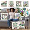 Easter Pillow Covers Decorations Cases For Home Holiday Set Of 4 Easter Pillowcase Holiday Home Sofa Bedside Pillowcase