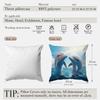 45X45Cm Dolphin Pillowcase Cushion Case 100% Polyester Living Room Bedroom Sofa Office Cushion Pillowcase Home Room Decoration