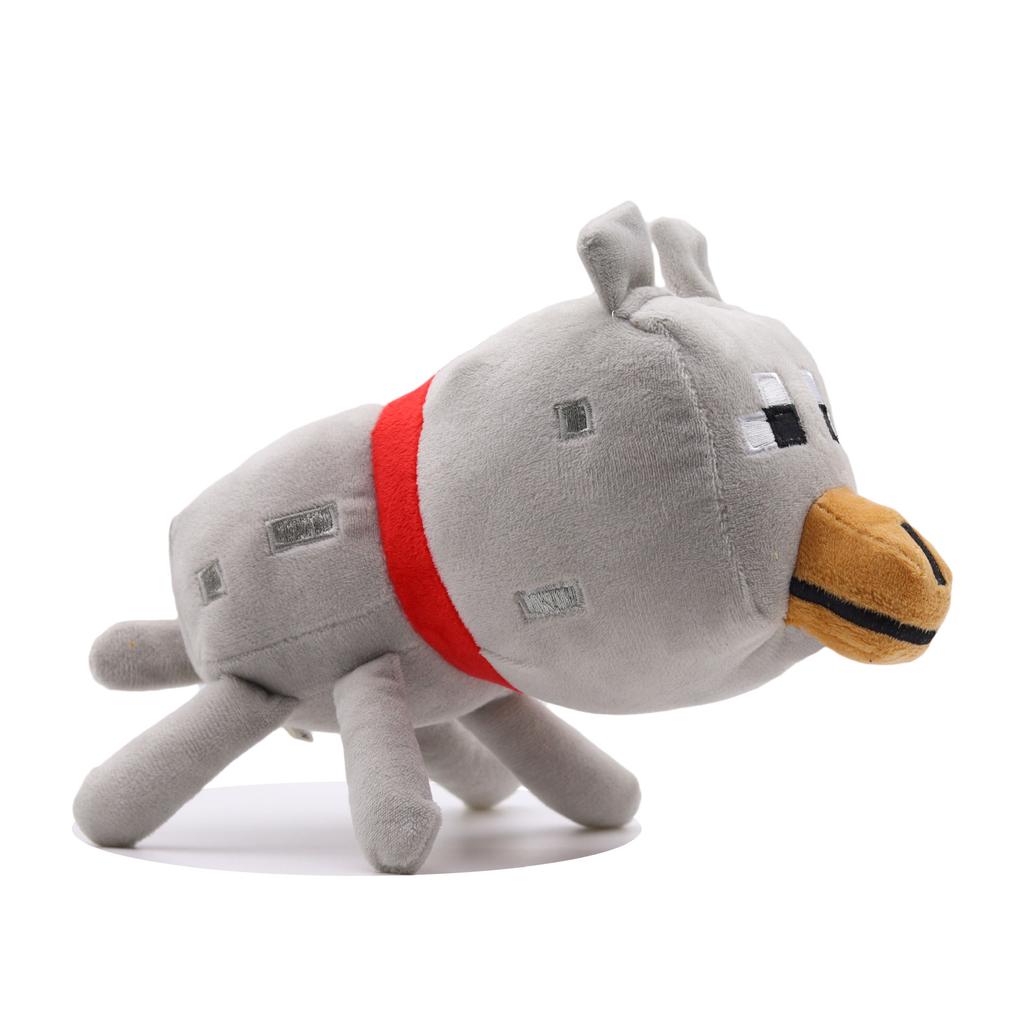 Pixel-Style Plush Toy Set – Block Character Stuffed Animals Mini Collection for Gaming Fans Kids Room Decor